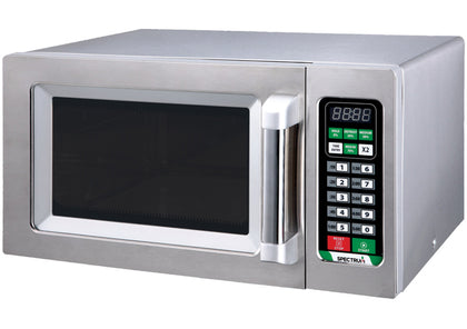 Spectrum™ Commercial Microwave, Dial, Stainless Steel, 1,000 W