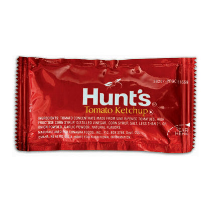 Hunt’s Tomato Ketchup Packets 2000/Case 9 Grams Per Packet