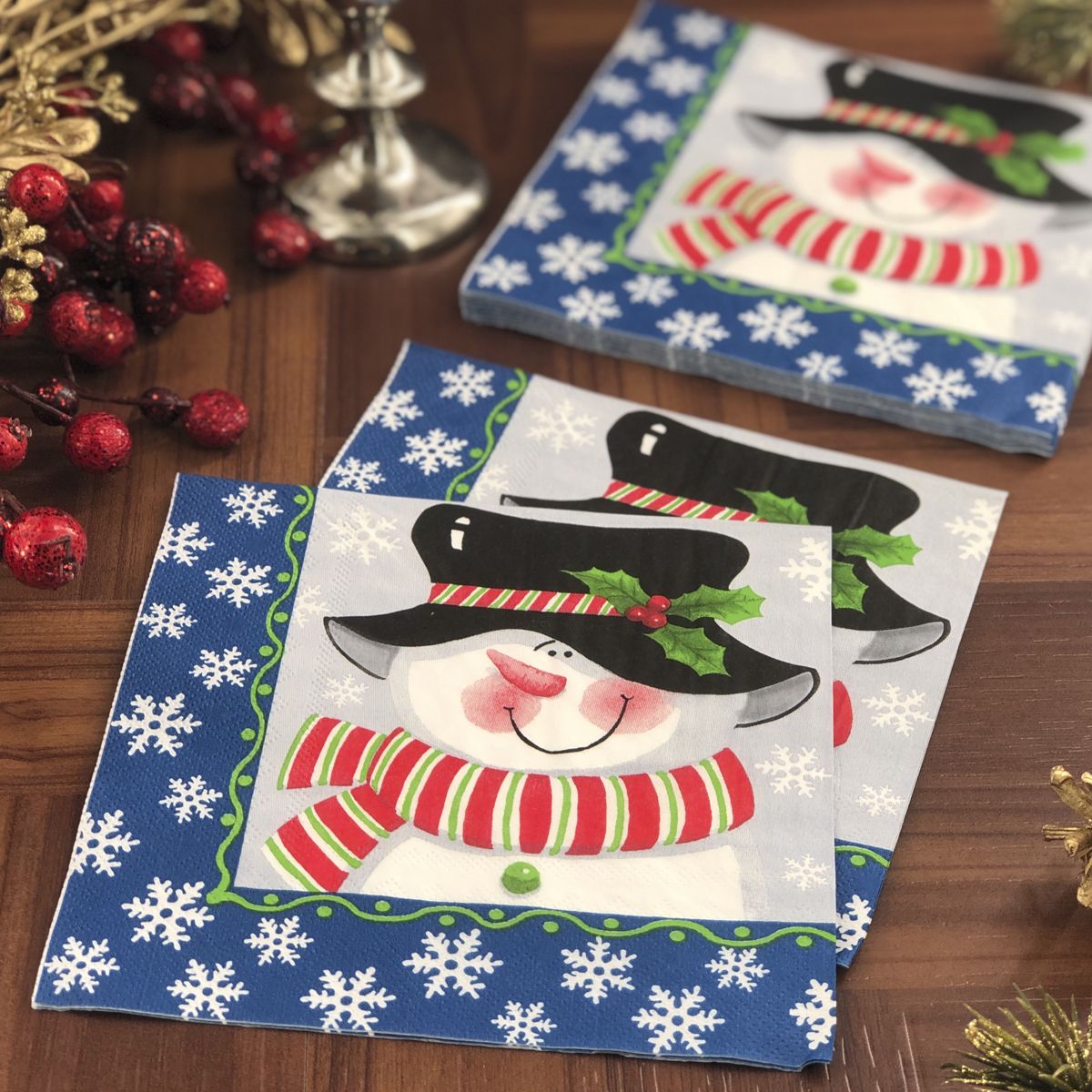 Paper Holiday Party Napkins Household Supplies Disposable linen-like Holiday napkins fancy disposable napkins heavy duty napkins classic elegant sturdy napkins reusable table setting catering high quality holiday napkins party decor