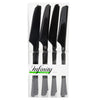 Plastic Party Knives Household Supplies Disposable Plastic knives Bbq knives fancy disposable knives heavy duty knives classic elegant sturdy knives reusable wedding dinner salad dessert knives catering high quality birthday anniversary knives