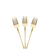 Plastic Salad Forks Gold Infinity Flatware Collection