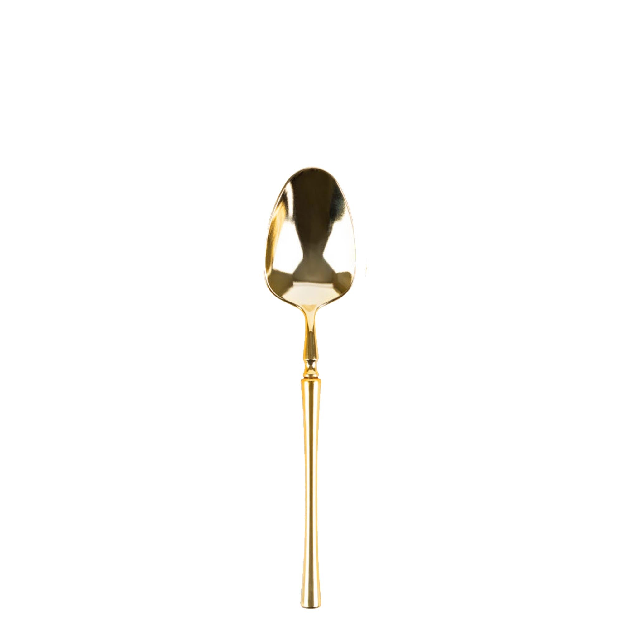 Plastic Tea Spoons Gold Infinity Flatware Collection