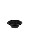 Stack of premium quality black dessert bowls made of plastic, 5oz plastic disposable cuisine black dessert bowls, Black dessert bowls suitable for all occasions
