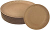 Disposable Kraft 6-Inch Paper Plates Uncoated Small, Everyday Disposable Brown Paper Plates 6