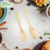 Wooden Kitchen Cooking Spoon, Solid Large Wood Serving Spoons for Stirring, Mixing, Non Stick Kitchen Utensil, Tableware, Scoop Ladle for Stews, Soups, Pasta, Salad, Sauce