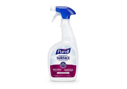 Purell Foodservice Surface Sanitizer Spray 32oz - Fragrance Free Capped Bottle with Spray Trigger