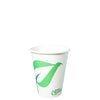 10oz Disposable White Paper Coffee Cups Compostable Biodegradable