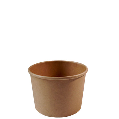 16oz Disposable Kraft Paper Food Soup Cup Ice Cream Yogurt Container