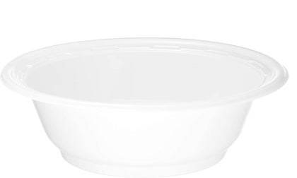 White Plastic High Impact Disposable Plastic Bowl (6oz,12oz)