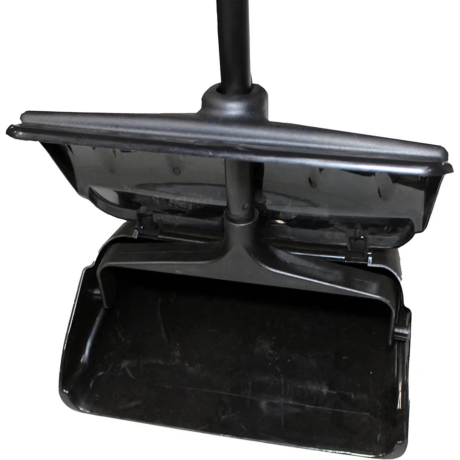 Pivoting Plastic Lobby Dust Pan with Plastic Handle with Cover 38