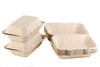 Compostable Clamshell Take Out Food Container 6x9x3