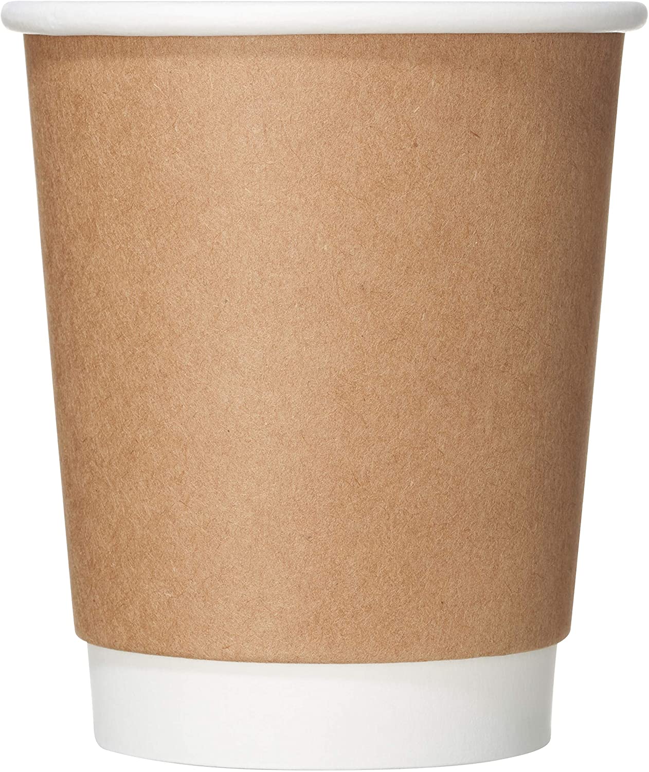 Disposable Paper Hot Cups - Double Wall Paper Coffee Cups (8oz, 12oz, 16oz)