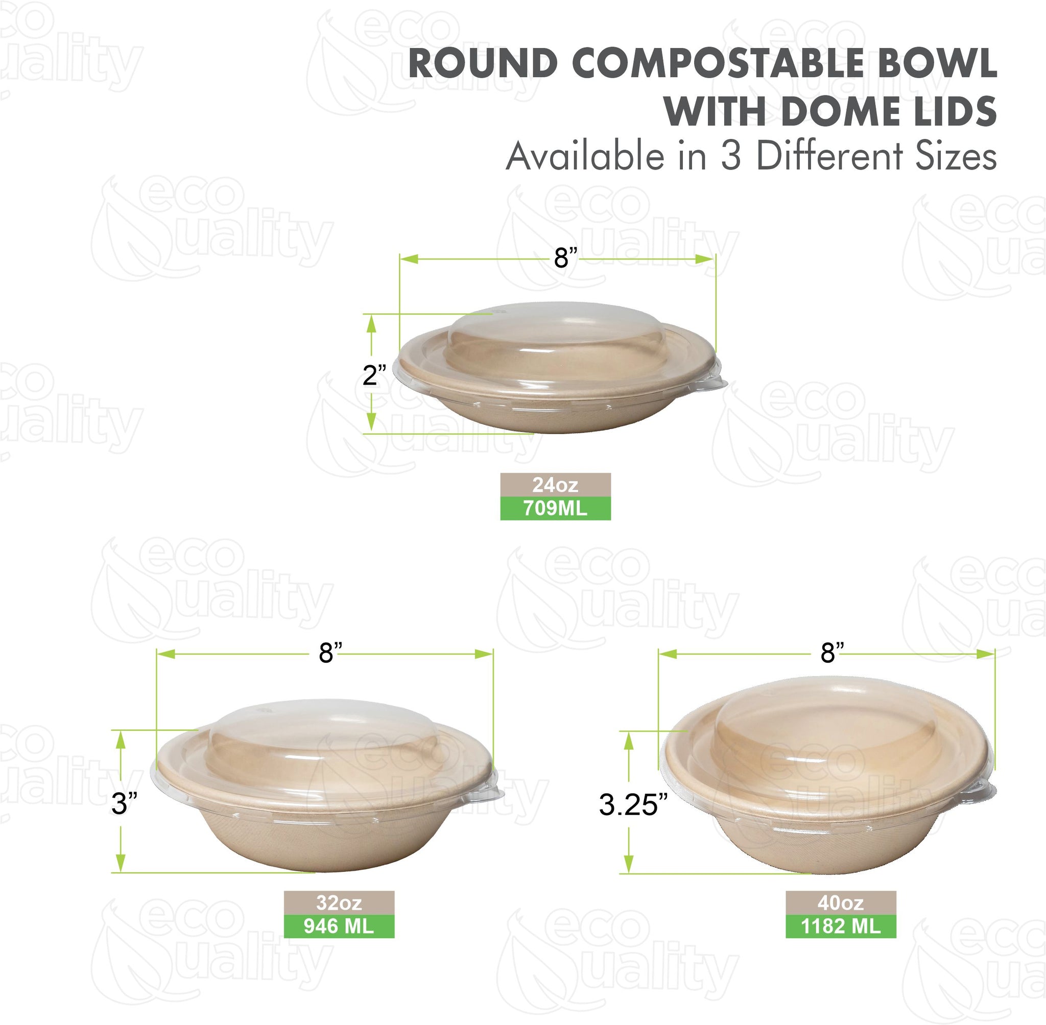 disposableproducts Microwavesafe LeakResistant bowl soupbowl Biodegradable Bowls sugarcane bowl ice cream bowl disposable bowl heavyduty bowl cereal bowl 24ounces 24oz pokebowl 16 ounces 16oz 32oz 32 ounces 40oz 40 ounces dinner lunch bowl catering rice burrito bowl with dome lid