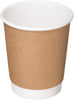Disposable Paper Hot Cups - Double Wall Paper Coffee Cups (8oz, 12oz, 16oz)