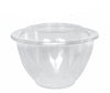 48oz Crystal Clear Plastic Disposable Salad Bowls with Lids To-Go with Lids Meal Prep Container