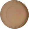 Disposable Kraft 6-Inch Paper Plates Uncoated Small, Everyday Disposable Brown Paper Plates 6