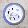 Chanukah Plates Blue and White