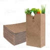 8 pound disposable bag brown Paper Bags Shopping Bags foldable catering bags brown kraft paper bag 8 pound candy bag snack bag gift bags DIY Bags arts and craft Sandwich Bag party favor bag lunch bag togo bag takeout bag Restaurant supplies paper bags Kraft Paper Bags kraft grocery bags Household Supplies