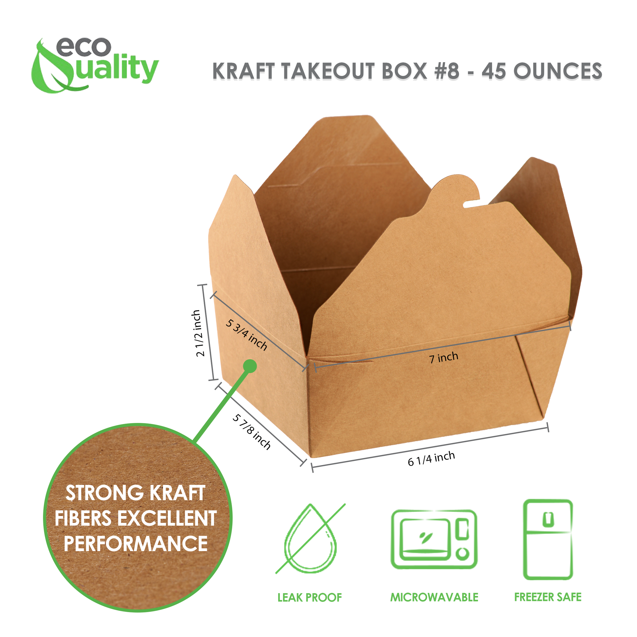 Disposable Paper Take Out Food Containers Paper Take Out no assembly container Microwave safe Leak Resistant Kraft Paperboard Food Tray Ecofriendly container Biodegradeable Compostable Food Containers kraft lunchbox restaurant supplies 