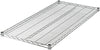 Chrome Plated Wire Shelf 4 Shelf Adjustable - Chrome Finished Heavy Duty Adjustable Shelf, Metal Organizers (Chrome, 14Wx24L)