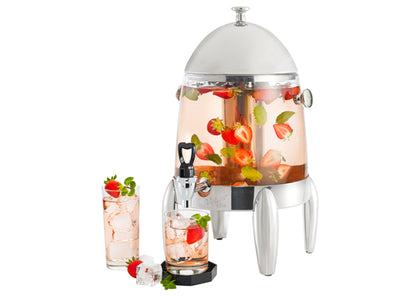 Beverage Dispenser with Ice Core, 3 Gallon with Stainless Steel Base