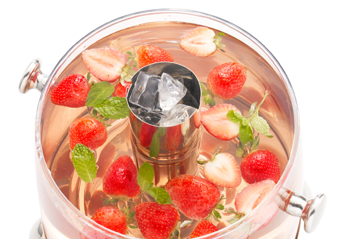 Beverage Dispenser with Ice Core, 3 Gallon with Stainless Steel Base