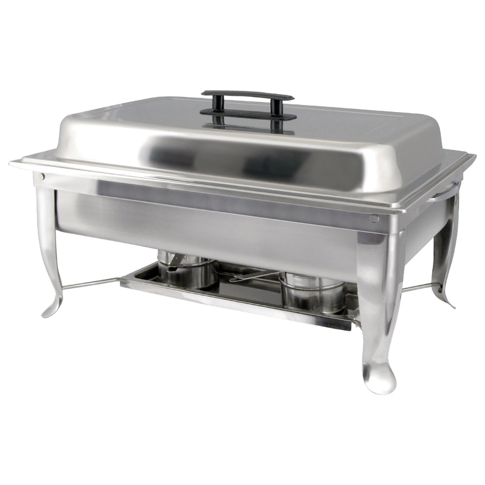 8 Quart Stainless Steel Full-Size Folding Stand Heavyweight Chafer