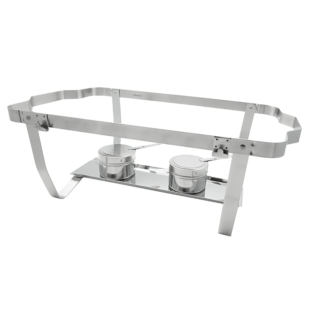 8 Quart Stainless Steel Full-Size Folding Stand Lightweight Chafer