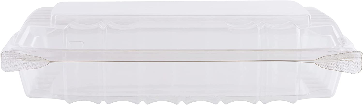 Clear Plastic 8in x 8in x 3 Take Out To go Food delivery Containers leak proof Dart Clamshell snap closure  economical bulk wholesale ecoquality restaurant fast food supplies nyc