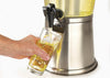 Beverage Dispenser with Ice Core, 2-1/4 Gallons with Stainless Steel Base