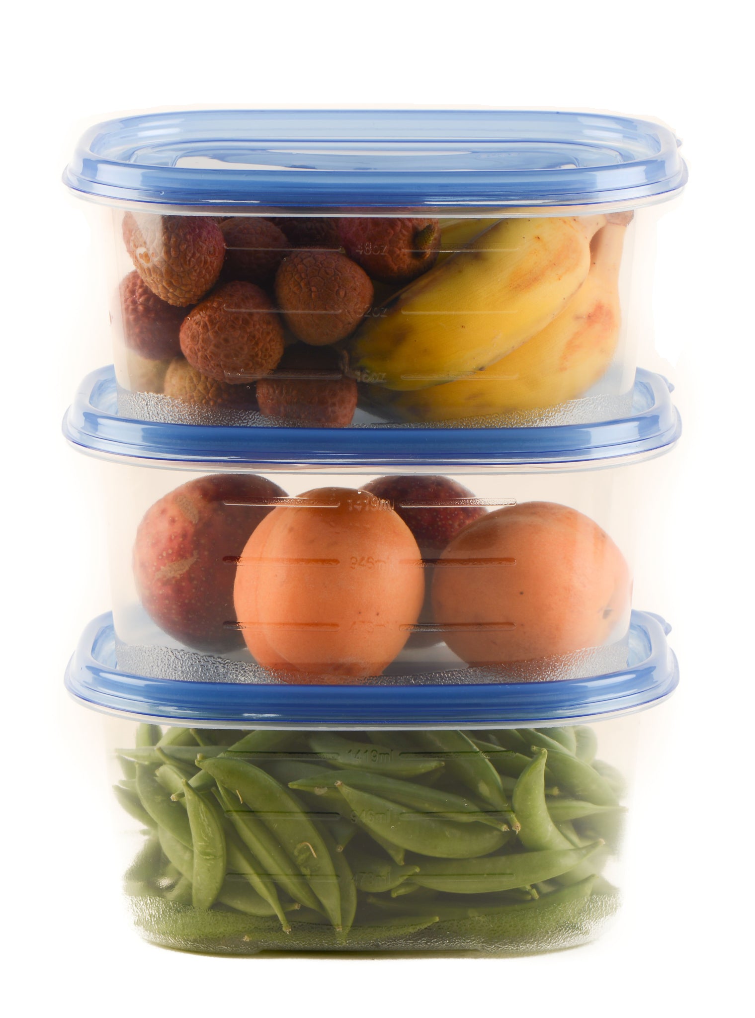 76oz Reusable Plastic Storage Containers with Snap on Lid – EcoQuality Store