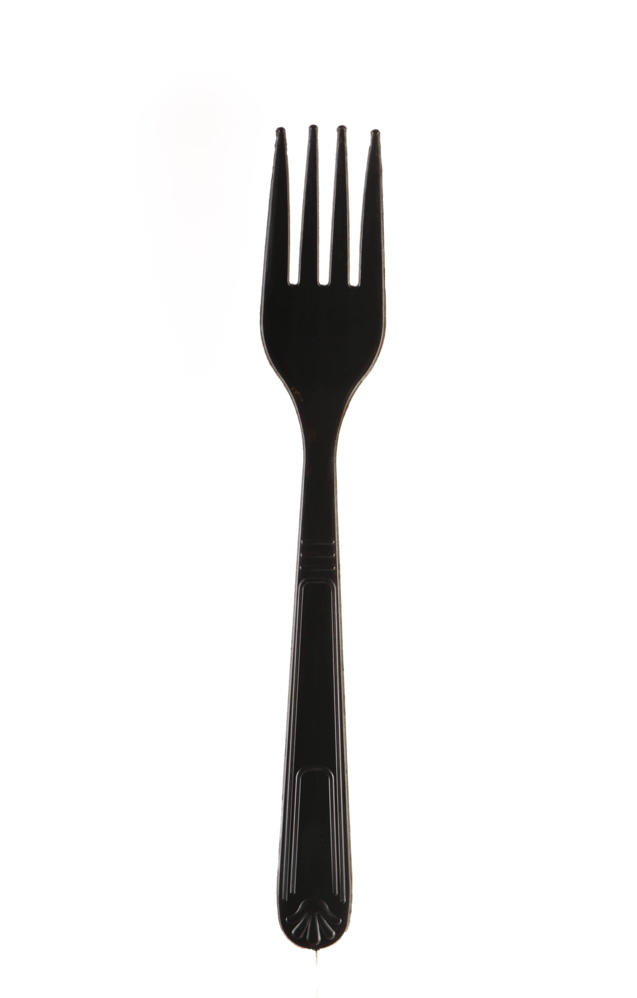 Premium Weight Disposable Forks Black