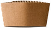 Disposable Kraft Hot Cup Sleeves Paper Cup Jackets - Corrugated Coffee Cup Sleeves - Recyclable, Compostable - Fits most 10oz, 12oz, 16oz, 20oz