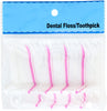 Dental Floss Toothpick Multicolored High Toughness Pack of 100