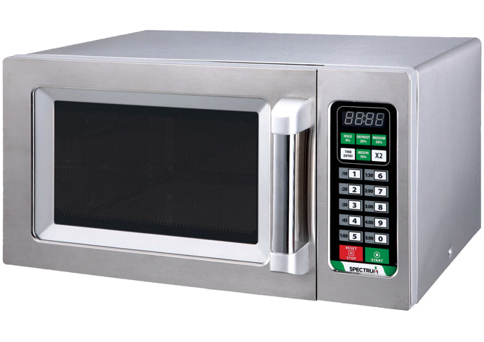 Spectrum™ Commercial Microwave, Dial, Stainless Steel, 1,000 W