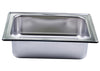 Stainless Steel Square Water Pan for 4 Qt. 508 Chafer