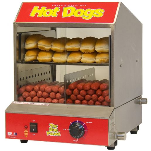 Dog Pound Hot Dog Steamer 164 Hot Dogs