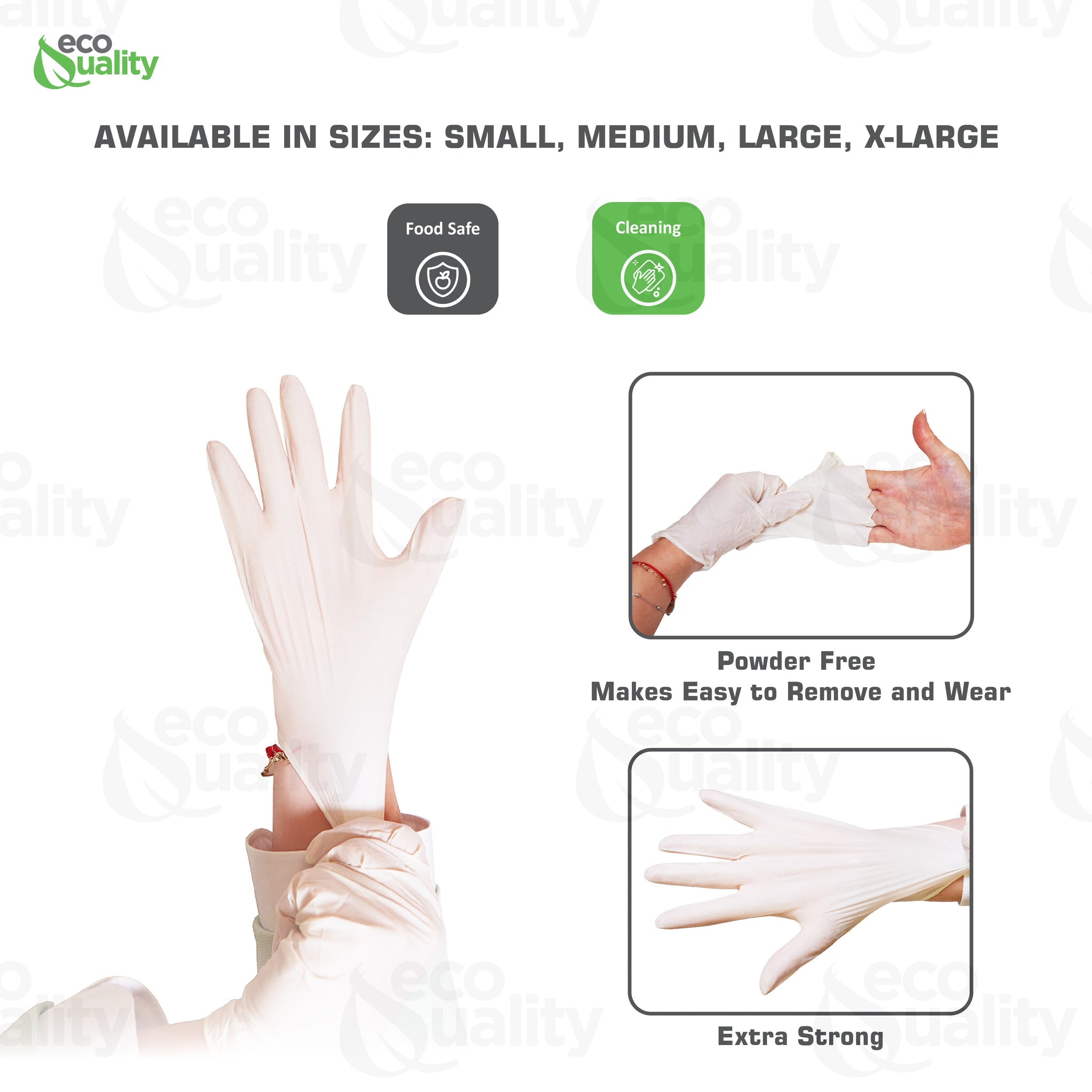 Restaurant Hotel Commercial Wholesale Gloves  White Clear Gloves  stretchable durability and puncture resistance  Plastic Gloves  Latex Powder Free Gloves  Gloves  Food Service Restaurant Kitchen Cleaning Janitorial Gloves  Food Grade Gloves  Food Gloves  Disposable Plastic Gloves  Disposable Gloves  5 mil White Clear Small