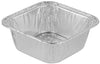 Aluminum Square Tin Muffin Pan 3 inch - Disposable Aluminum Cupcake Pans - Strong, Durable, Reusable, Recyclable - Muffin Tin Great for Baking Cupcakes, Muffins, Small Pies, Loafs (3 x 3)