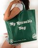 Multi Color Reusable Grocery Bags Large Shopping Bags with Handles, Fabric Tote Bags, Merchandise Bags, Gift Bags, Foldable, Eco Friendly