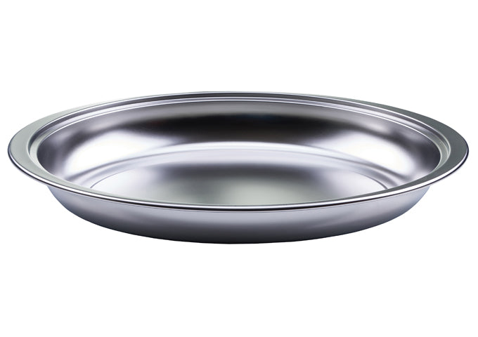 Food Pan for 8 Qt. 603 Madison Chafer, Stainless Steel Oval