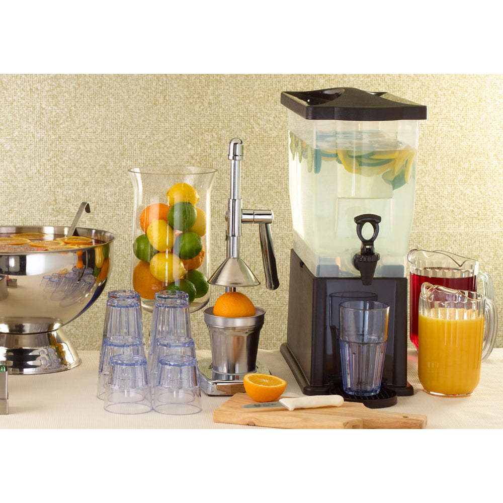 beverage dispenser stylish and durable perfect for serving refreshing drinks high quality dispenser is made with premium plastic BPA Free materials and designed to keep beverages cool Ideal for restaurants catering events or home use detachable parts for easy cleaning