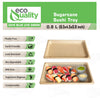 Compostable Container Natural Sugarcane Sushi Trays