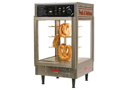 Pizza/Pretzel Warmer Display - Holds up to 12