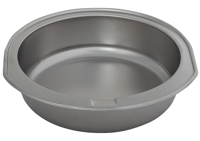 Round Water Pan, Stainless Steel 4 Qt