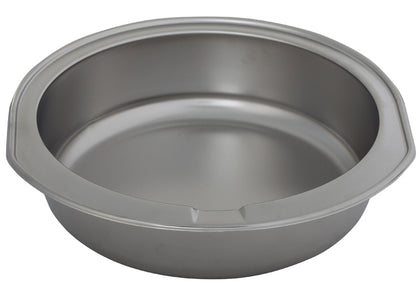 Stainless Steel Round Water Pan, Capacity 6 Quarts