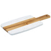 EcoQuality Marble and Wood Serving Board with Handle 3 piece Set