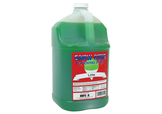 Shaved Ice Snow Cone Syrup 1/2/3/4 Gallon Lime