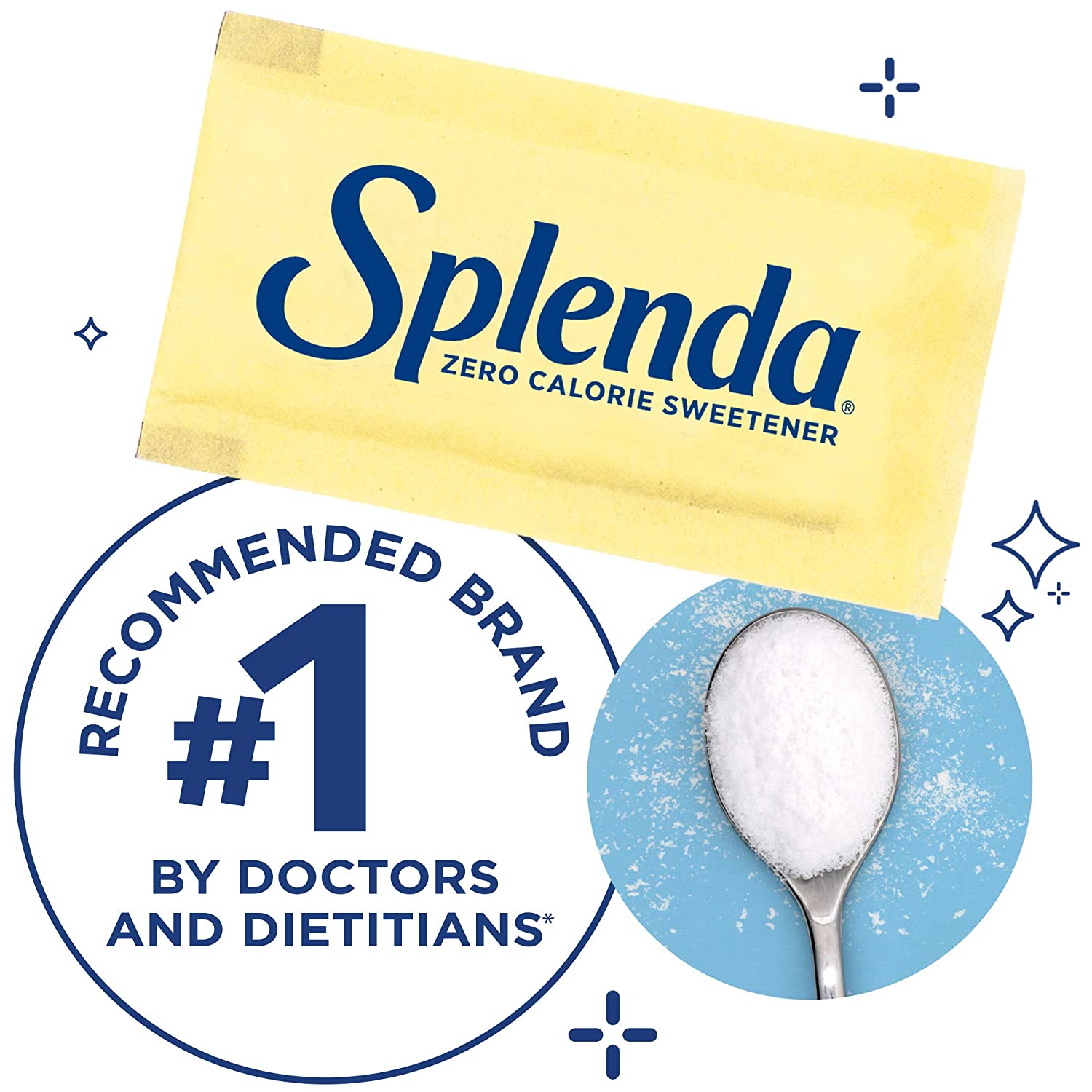 SPLENDA No Calorie Sweetener, Single-Serve Packets, 3.5 Ounce Sugar Substitute