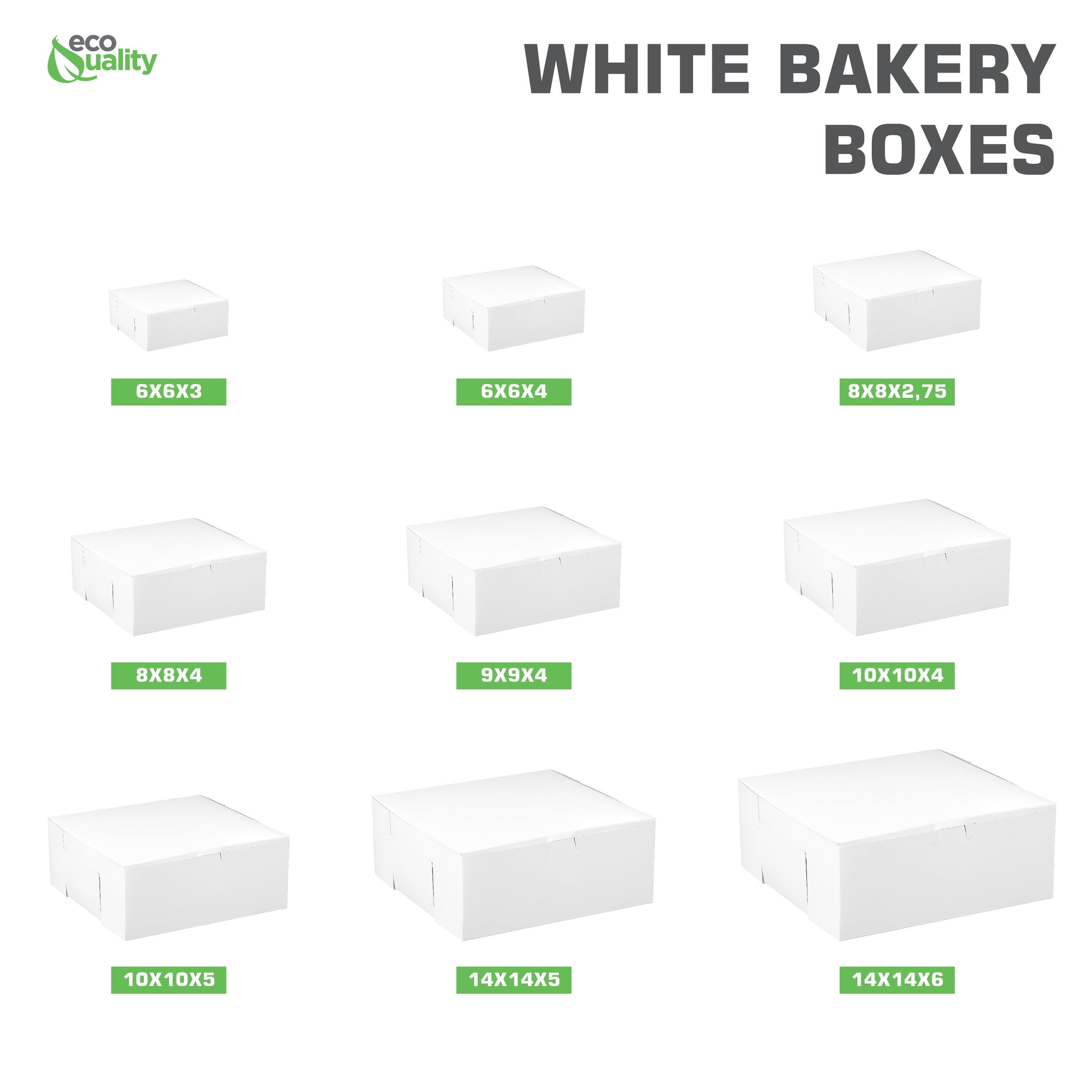 White Kraft Paperboard for Home or Retail  White Bakery Pastry Boxes  Restaurant Food Trucks Caterers take out sustainable  Recyclable for Pastries  Pies  Paper Cardboard  Gift Box  Ecofriendly  donuts  DIY Arts and Crafts Personalizable customizable  Cookies  Catering Restaurant Cafe Buffet Event Party  Cakes  Baby Shower  affordable bulk economical commercial wholesale  14